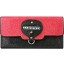 Genuine stingray leather wallet STW215SA Black / Red