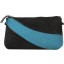 Genuine stingray leather wallet STW236-1 Black / Ocean Blue