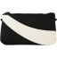 Genuine stingray leather wallet STW236-1 Black / White