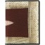 Genuine stingray and snake wallet STW53TH Burgundy / Natural