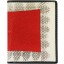 Genuine stingray and snake wallet STW53TH Fire Red / Natural