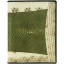 Genuine stingray, snake wallet STW53TH-SA Dark Green / Natural