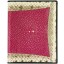 Genuine stingray and snake wallet STW53TH-SA Violet / Natural