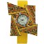 Fashion watch with stingray leather watch band STWAB2081 Yellow
