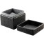 Genuine stingray leather watch / jewelry box STWBOX01 Black