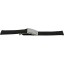 Genuine stingray leather watch band with deployment buckle SWB001-BH5S Black