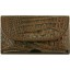 Genuine alligator leather phone / glasses case TPCM11 Brown