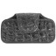 Genuine alligator leather phone / glasses case TPCM12 Black