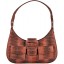 Genuine snake leather bag TSN46 Old Rose