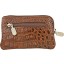 Genuine alligator leather card holder UCMC29 Brown