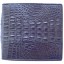 Genuine alligator leather wallet USCM7T Black