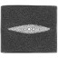 Genuine stingray leather wallet USJ08C Black
