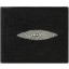 Genuine stingray leather wallet USJ09C Black