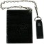 Genuine snake leather wallet USN55 Black