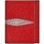 Genuine stingray leather wallet USRT Fire Red