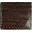Genuine snake leather wallet USSN14 Brown