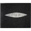 Genuine stingray leather wallet USW03C Black