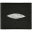 Genuine stingray leather wallet USW04P Black