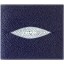 Genuine stingray leather wallet USW04P Blue