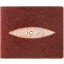 Genuine stingray leather wallet USW04P Burgundy