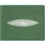 Genuine stingray leather wallet USW04P Jade Green