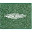 Genuine stingray leather wallet USW08Z Jade Green
