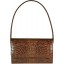 Genuine alligator leather bag VCM31 Brown