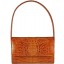 Genuine alligator leather bag VCM31 Tan