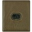 Genuine cow leather wallet WLW028 Dark Brown