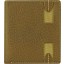 Genuine cow leather wallet WLW030 Brown