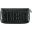 Genuine crocodile leather wallet WN0108 Black