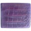 Genuine crocodile leather wallet WN02003 Bordeaux