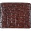 Genuine crocodile leather wallet WN02003 Maroon