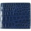 Genuine crocodile leather wallet WN02003 Midnight Blue