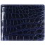 Genuine crocodile leather wallet WN02010 Midnight Blue