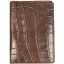 Genuine crocodile leather passport wallet WN02020 Maroon
