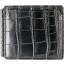 Genuine crocodile leather money clip WN500 Black