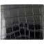 Genuine crocodile leather wallet WN9901 Black