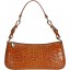 Genuine alligator leather bag YCM302 Tan