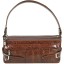 Genuine snake leather bag YSN251 Brown